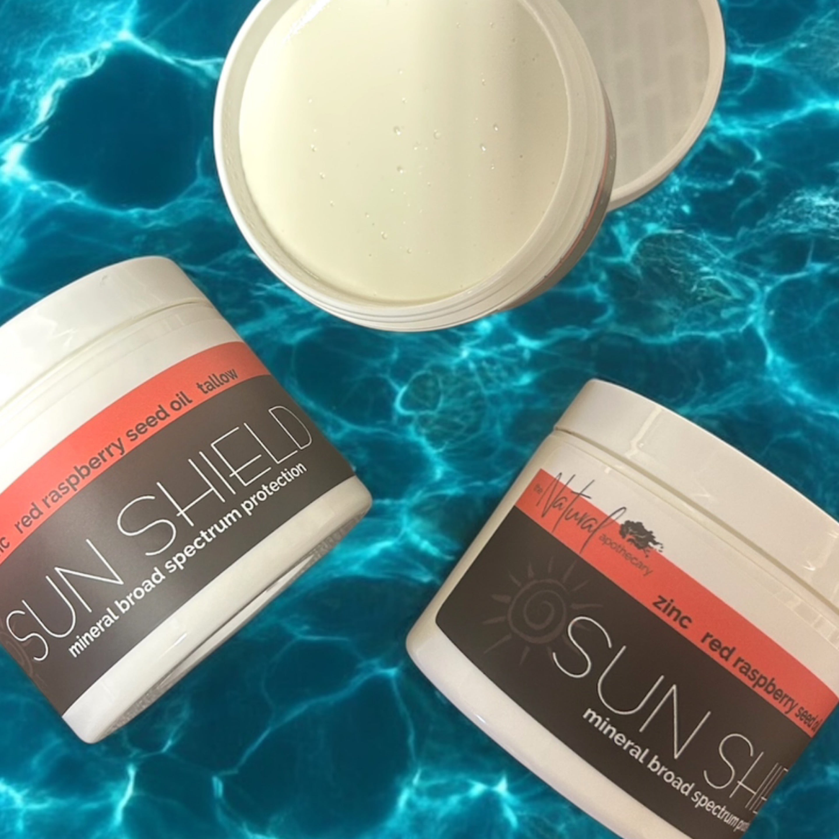 Sun Shield (mineral sunscreen with tallow, red raspberry seed oil